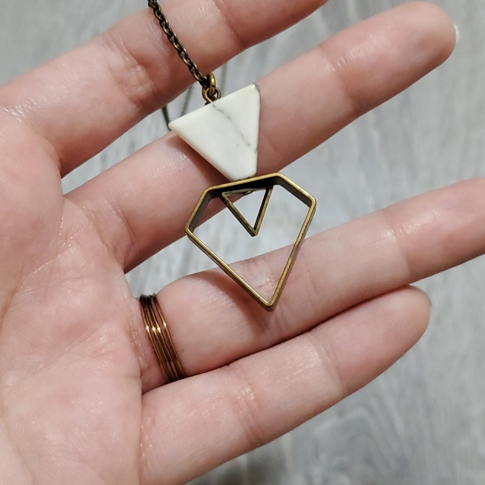 Geometric Necklace - Picture 2 of 2